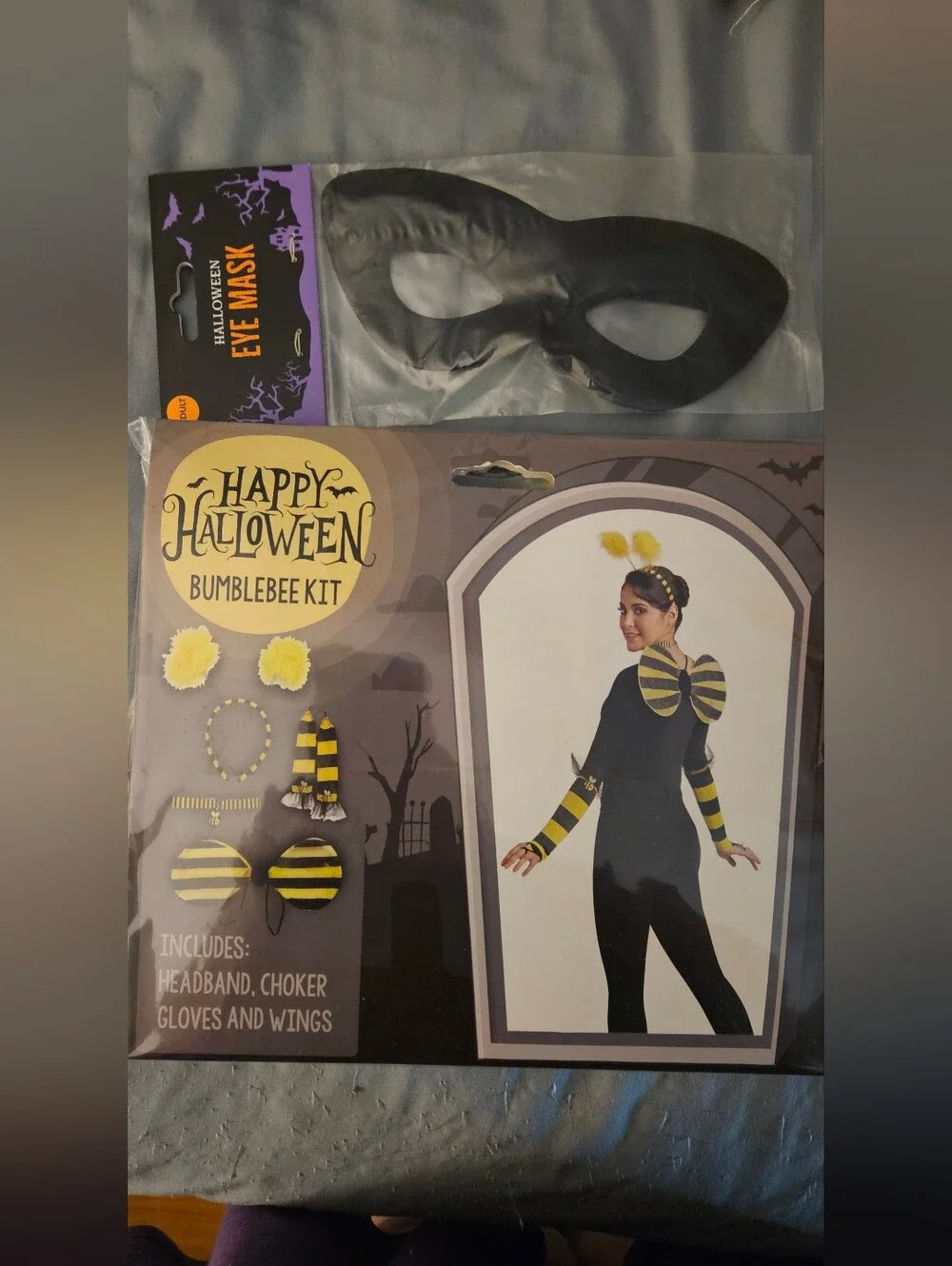 Bumblebee Kit Kids Costume Accessory Set - Black & Yellow